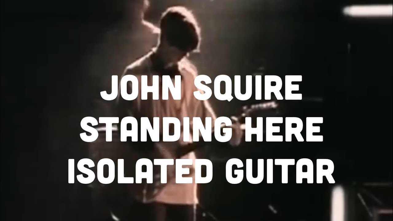 John Squire Standing Here isolated guitar The Stone Roses 