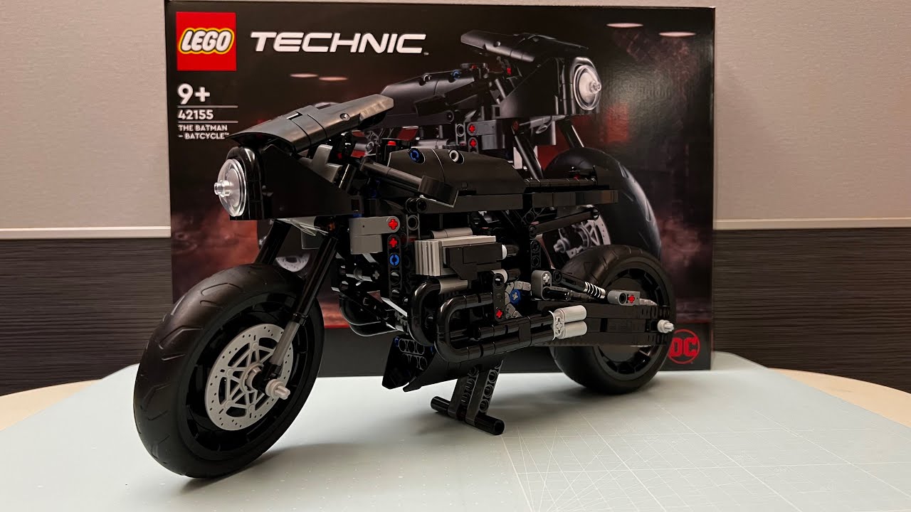 【樂高瘋豹】LEGO 42155 還原度高且片數不多的蝙蝠機車   4K
