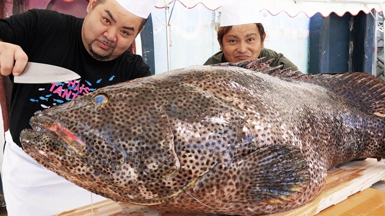 ハイサイ史上最大の超巨大魚を捌いて寿司にする【アーラミーバイ寿司 #前編】