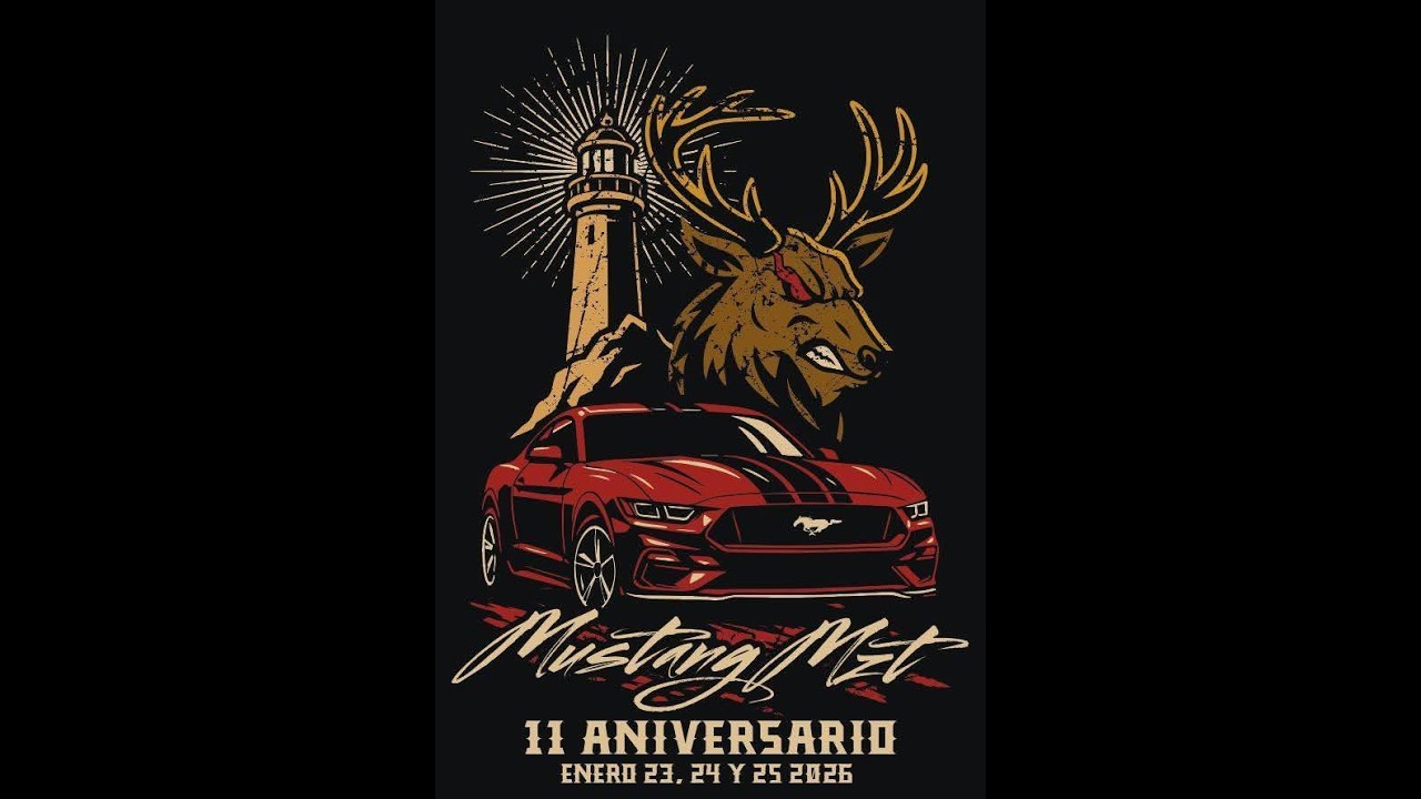11 aniversario del Mustang Club Mazatlán