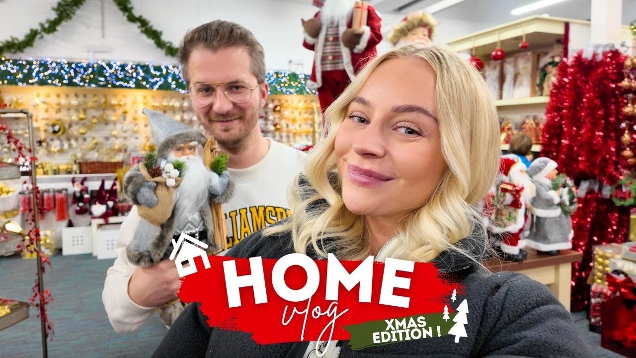 DECORATING OUR FIRST HOME FOR CHRISTMAS! 🎄🌟 Shopping, Baking & Getting In The Festive Spirit!