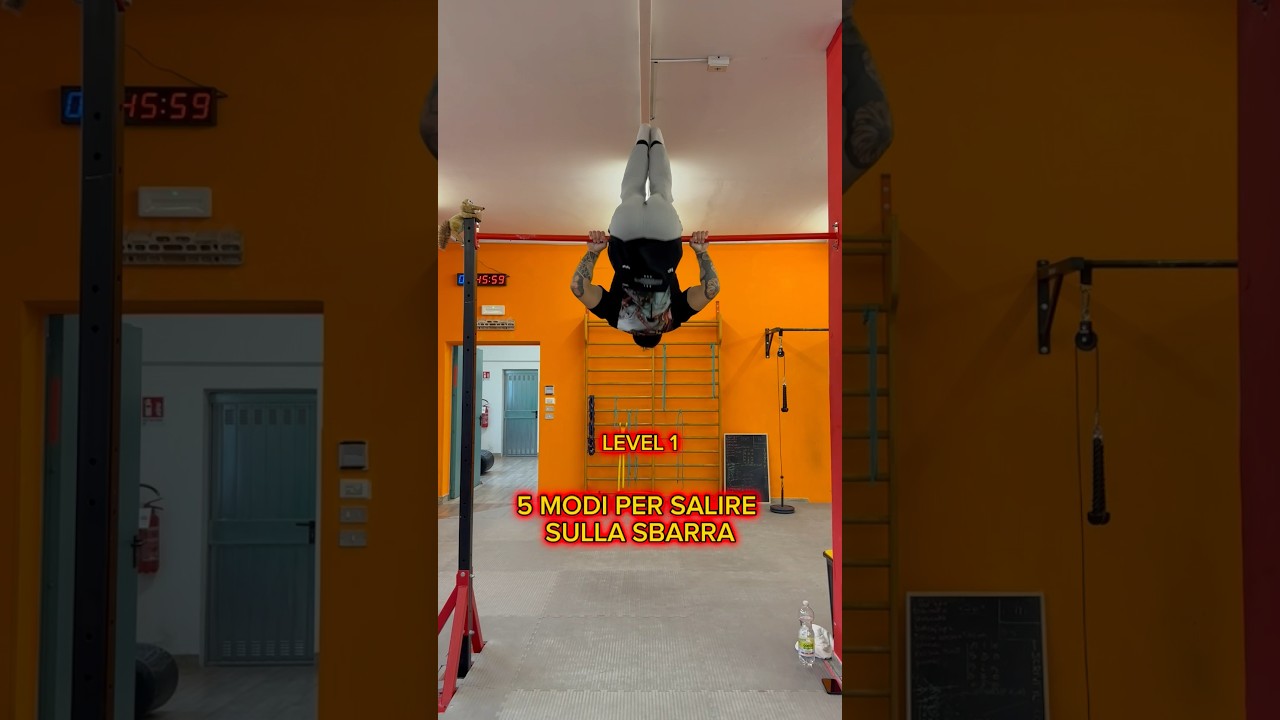 5 MODI PER SALIRE SULLA SBARRA! #calisthenics