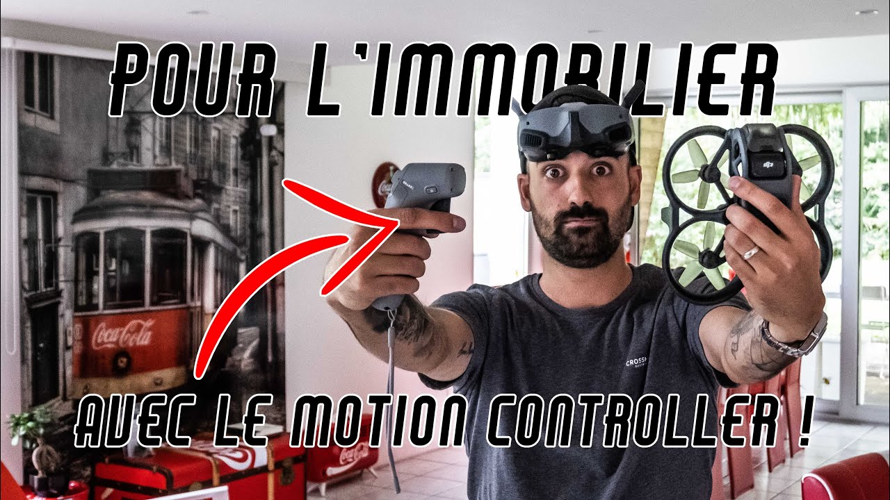 Vidéos d'immobilier avec le DJI Avata? ABSOLUMENT! | avec le motion controller | CRASH en bonus