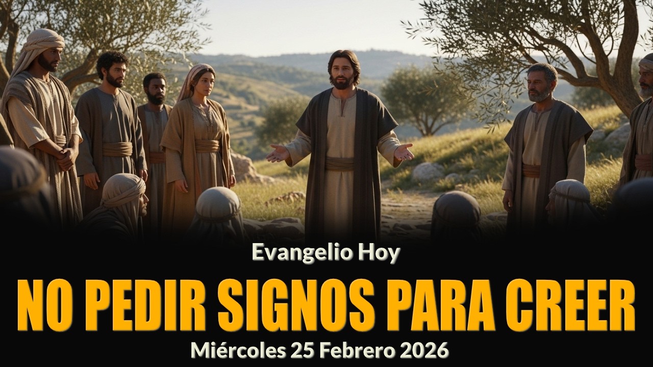 Reflexión Evangelio de Hoy 25 de Febrero 2026 - Lucas 11,29-32