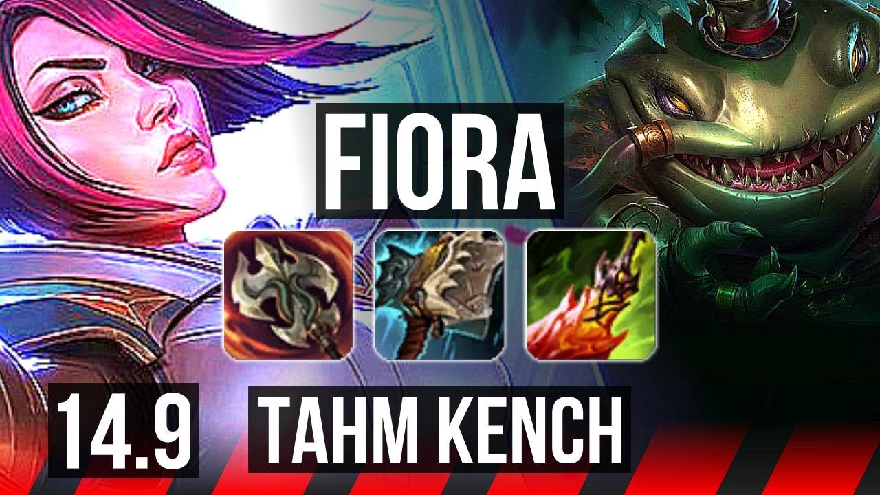 FIORA vs TAHM KENCH (TOP) | 7 solo kills, 800+ games | EUW Master | 14.9