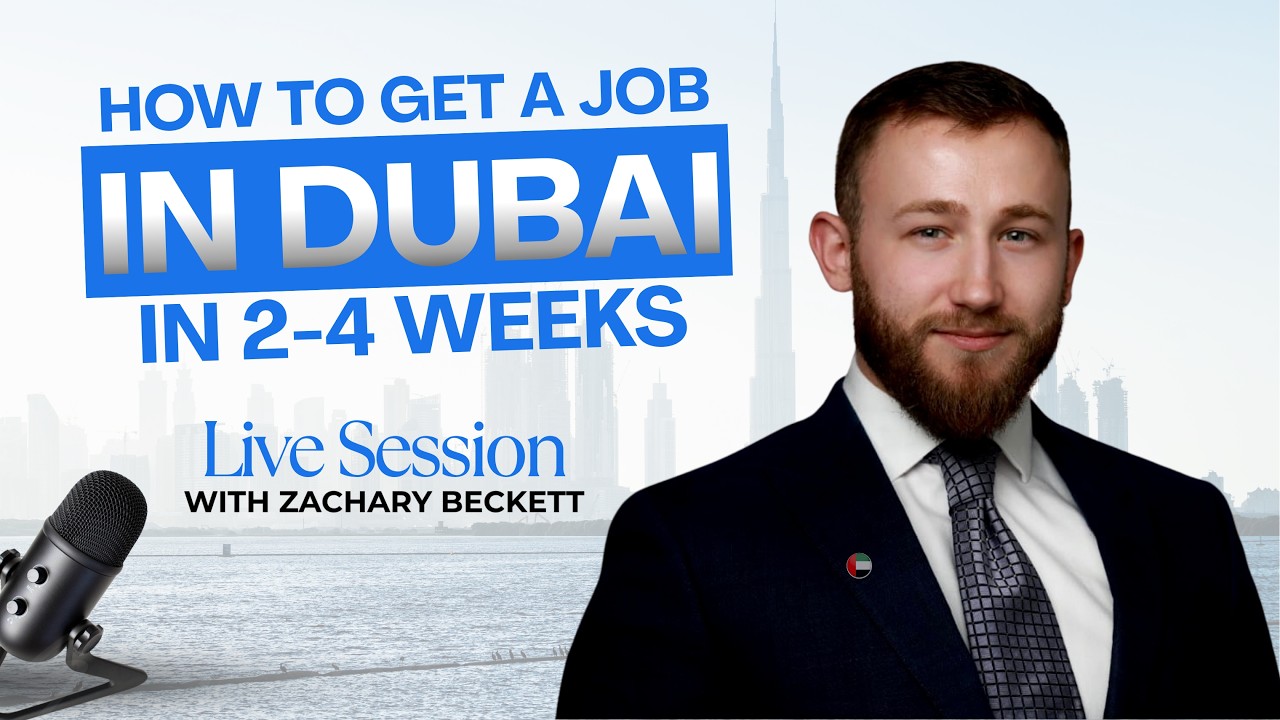 How to Get a Job in Dubai - Recruiter Outreach & Follow-ups | Zachary Beckett