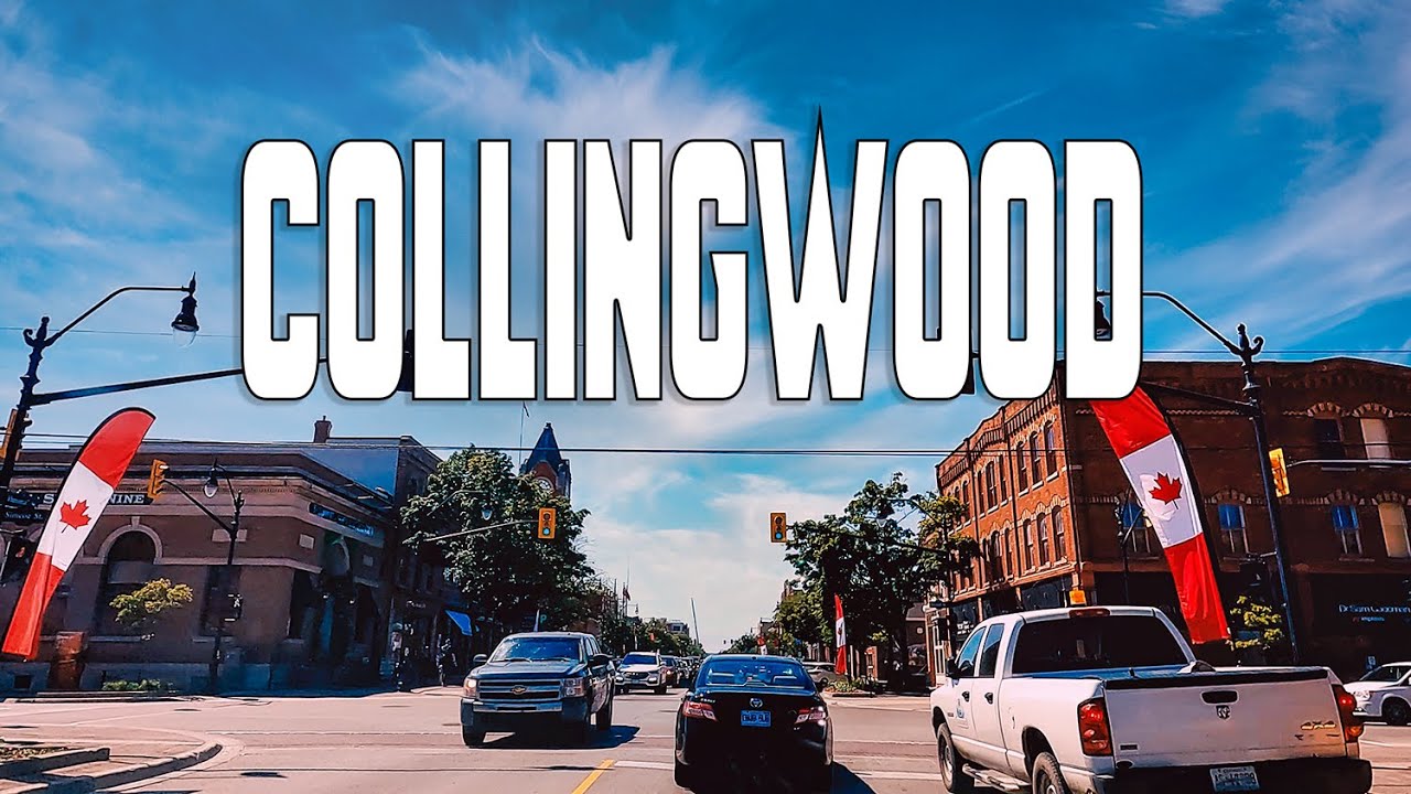 Drive through Collingwood Ontario Canada