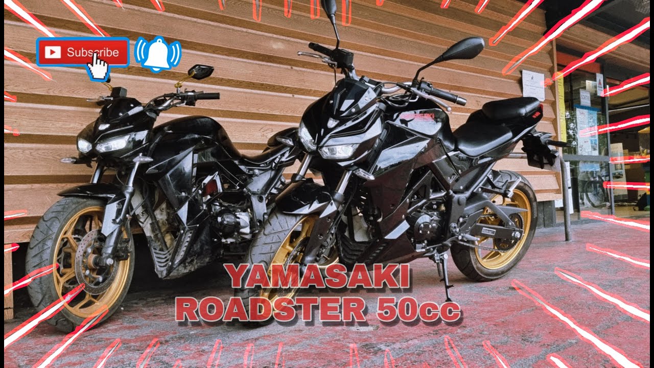 PR&Eacute;SENTATION D'UNE YAMASAKI ROADSTER 50cc (il y en &agrave; 2😂) +test