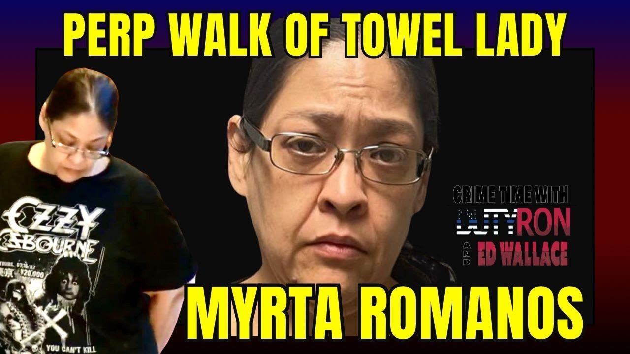 Breaking News arrest of Myrta Romanos in the Savanah Soto and Matthew Guerra case Live perp walk