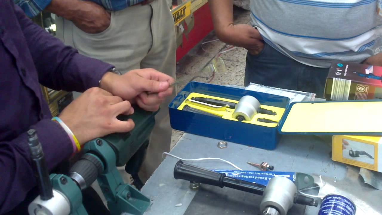 Roedora para taladro