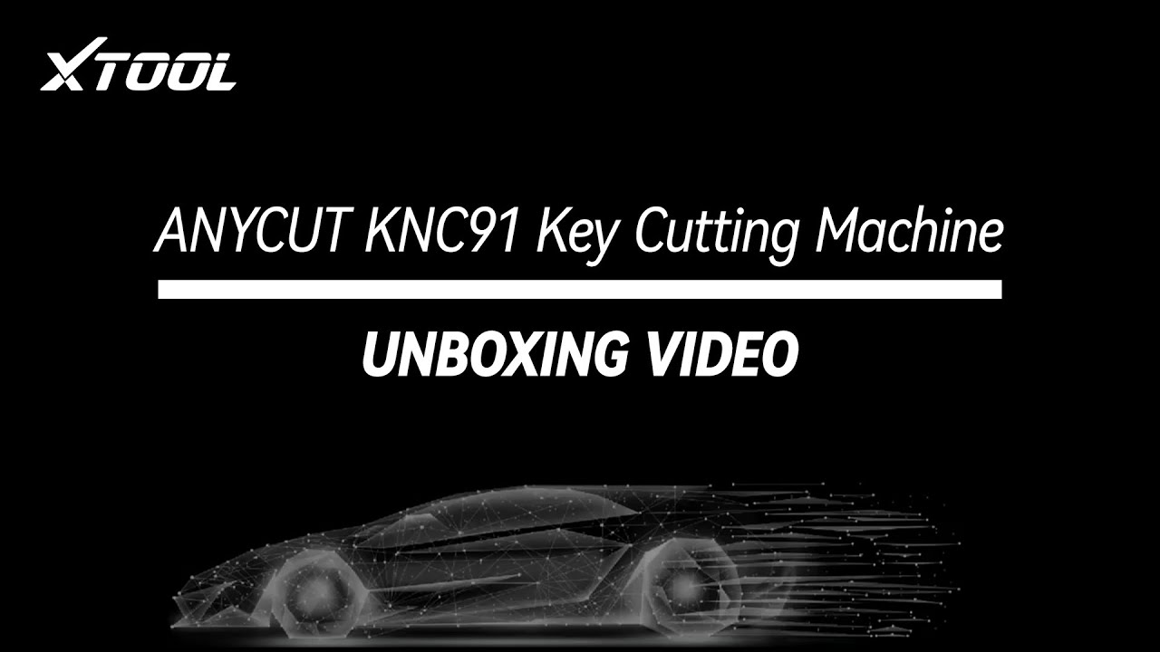 ANYCUT KNC91 Key Cutting Machine Unboxing Video