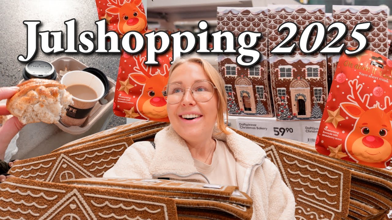 Julshoppa med mig p&aring; Rusta 2025 🎄 julens sortiment, mysiga fynd & pynt ✨
