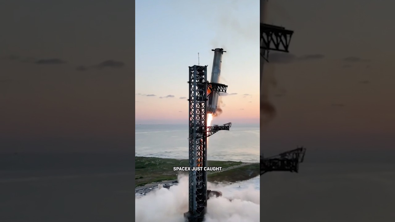 How SpaceX Just CAUGHT A ROCKET BOOSTER