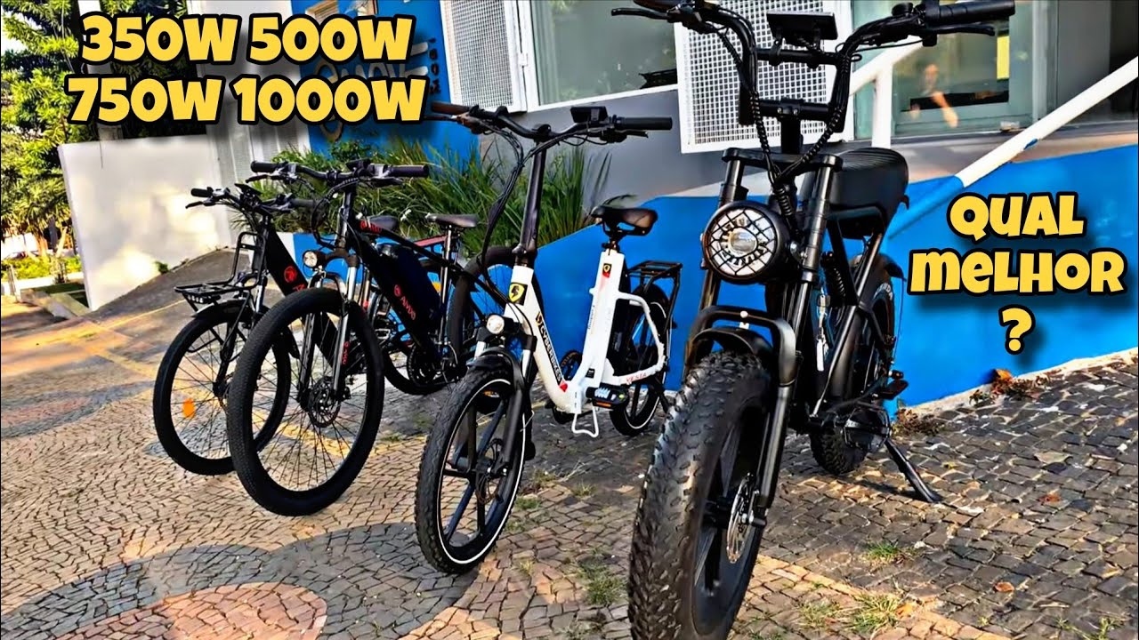 Qual POTÊNCIA DE BIKE ELÉTRICA é a melhor opção?
