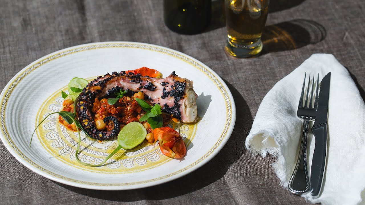 Pulpo y Garbanzos at Bar Jamón