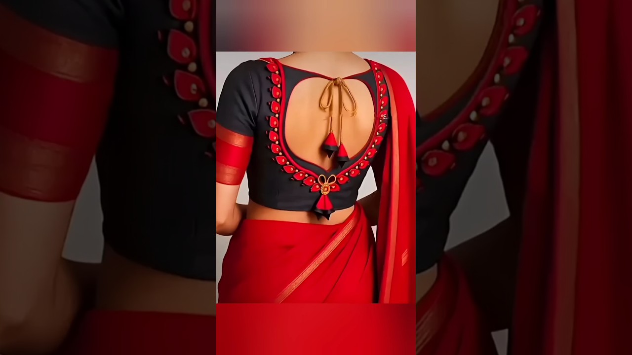 👌🎉🎉Very beautiful blouse back neck stylist collection blouse designs&nbsp;#design&nbsp;#blousebackneckdesigns