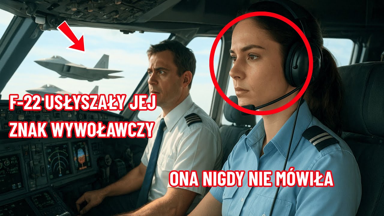 Na wysokości 35 000 stóp — cichy głos dziewczyny zatrzymał myśliwce F-22 w bezruchu
