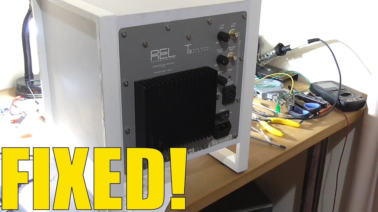 REL Acoustics T3 Subwoofer Amplifier REPAIRED!