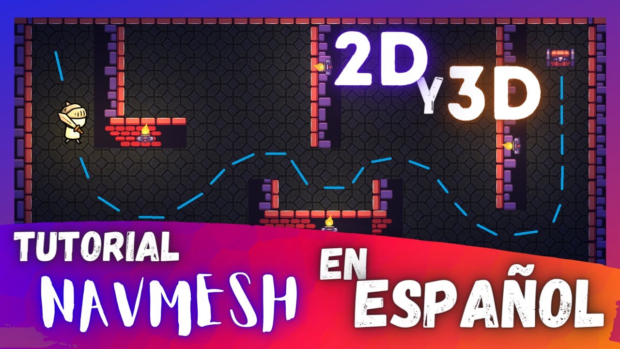 👉 NAVMESH UNITY | 3D y 2D | tutorial en ESPAÑOL 💛