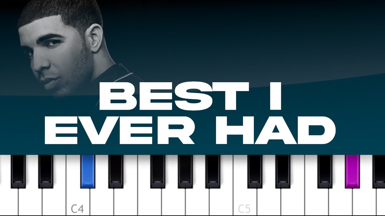 Drake - Best I Ever Had (piano tutorial)