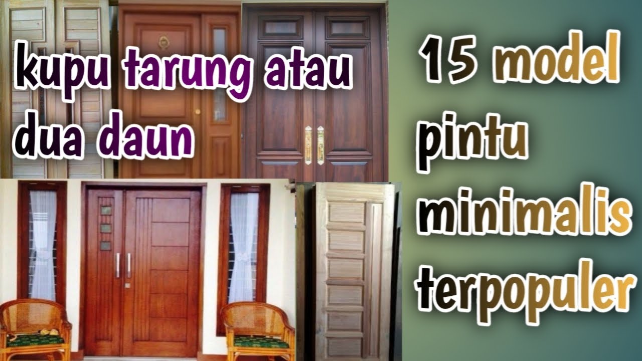Model pintu minimalis kuputarung@DiantoCreative