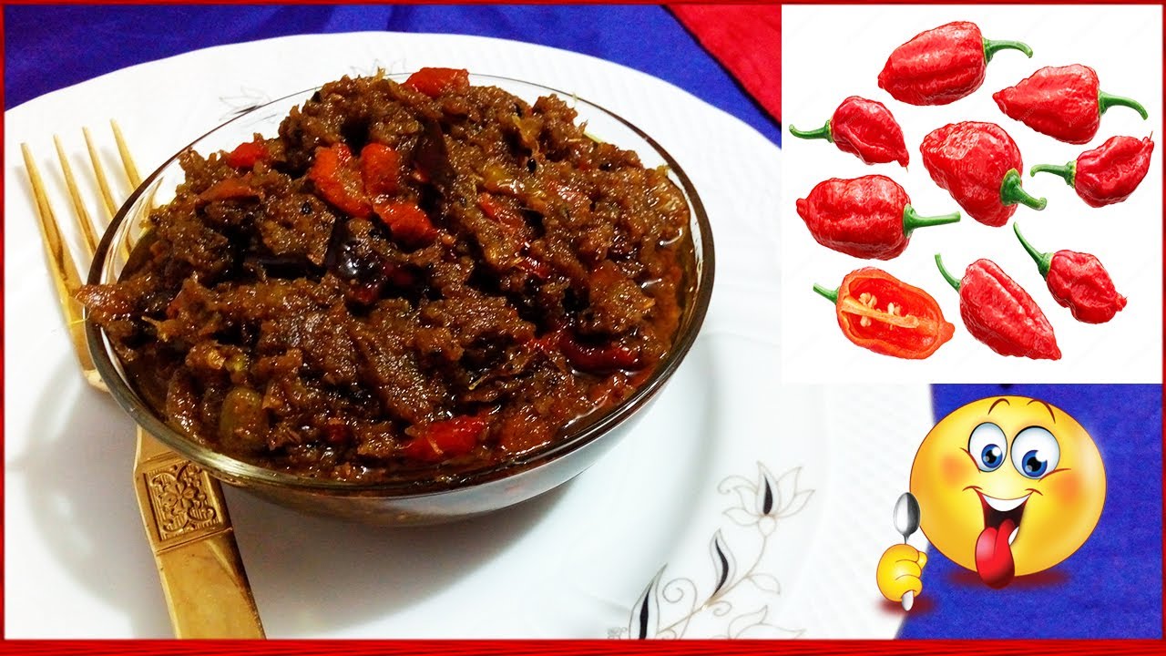 Naga Chilli Pickle- বোম্বাই মরিচের আচার- Spicy Ghost Chilli Pickle- Bombai Morich | Couple’s Cooking