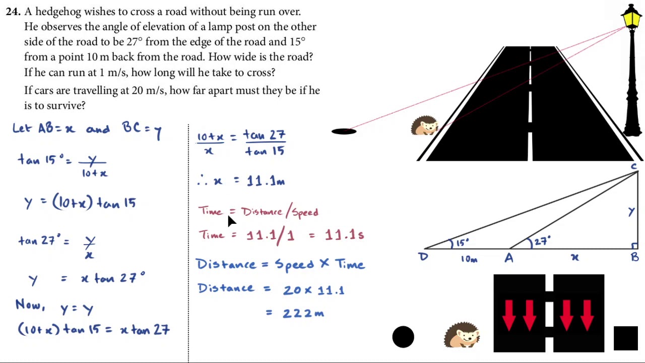 Trigonometry-Right Angled Triangles Ex-5 Q-24