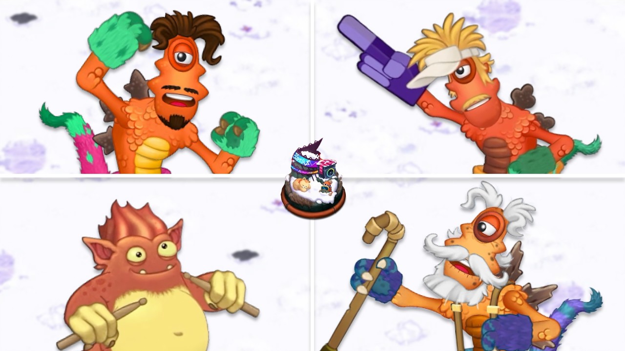 bbli$zard Island Wave 2 - All Monster Sounds & Animations (My Singing Monsters)