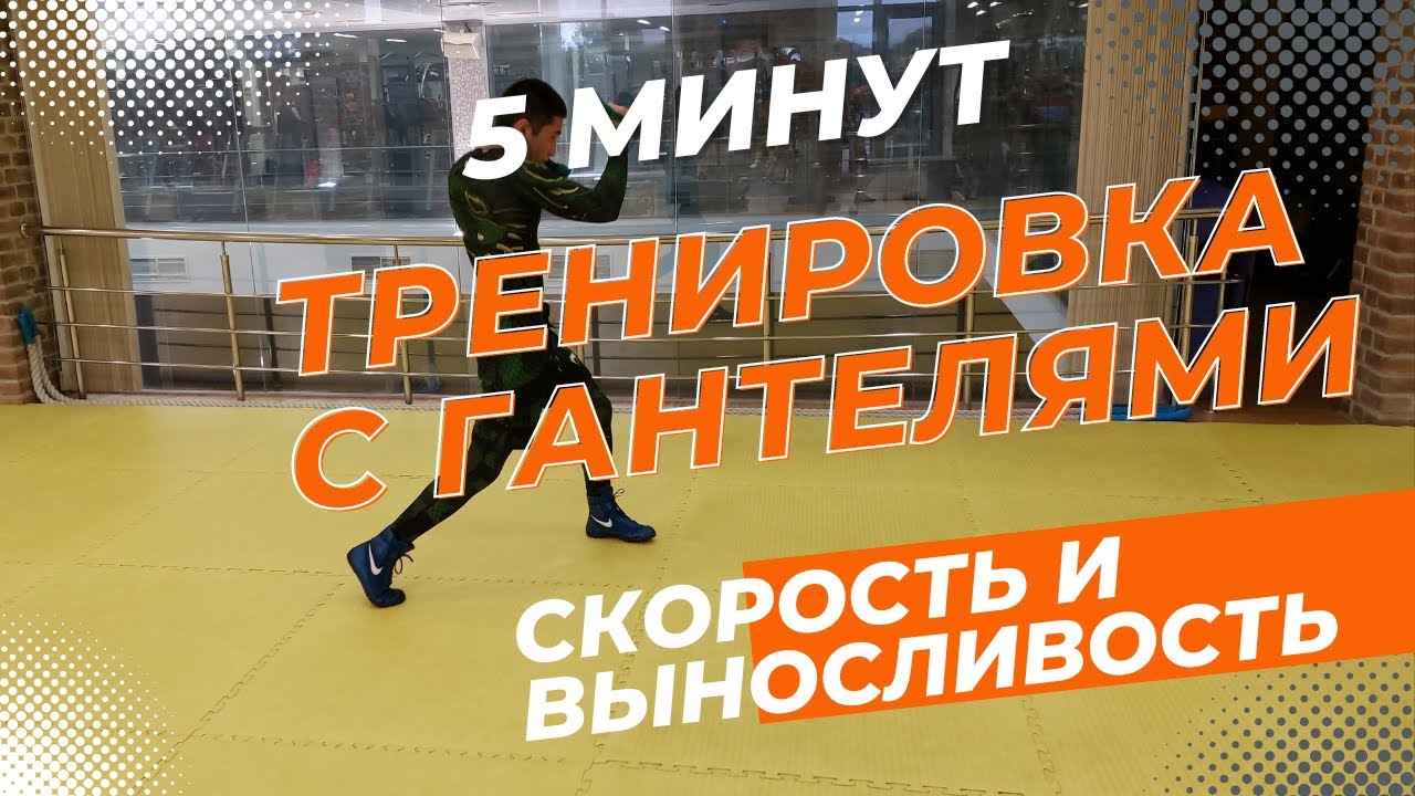 Тренировка с гантелями | Скорость и выносливость |  Тренер Антон Волков | Бокс сегодня | 4К