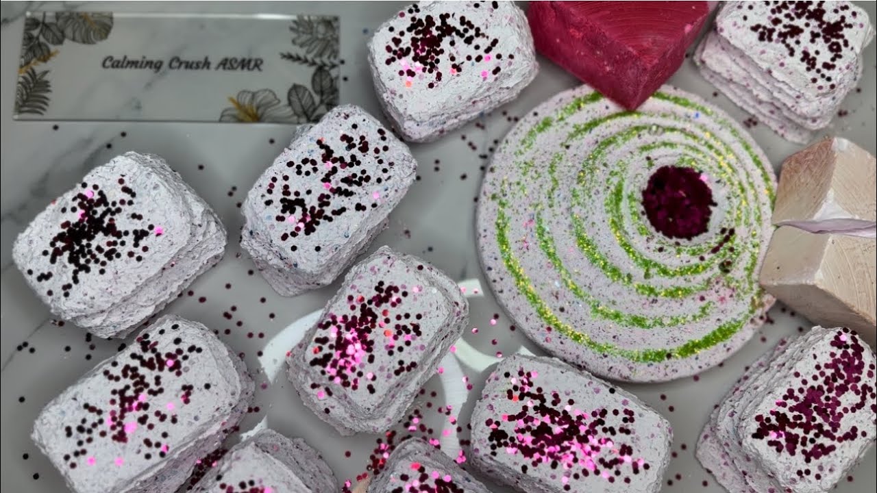 Glitterfied Part 3 of 3 | Experience Glitter Overload | Gym Chalk | Calming Sounds of ASMR |