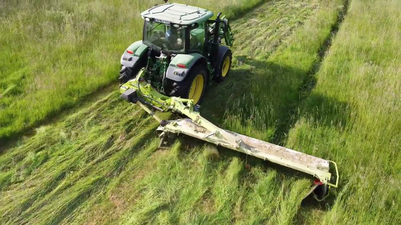 Fauchage pour l'enrubannage des génisses 🐄
