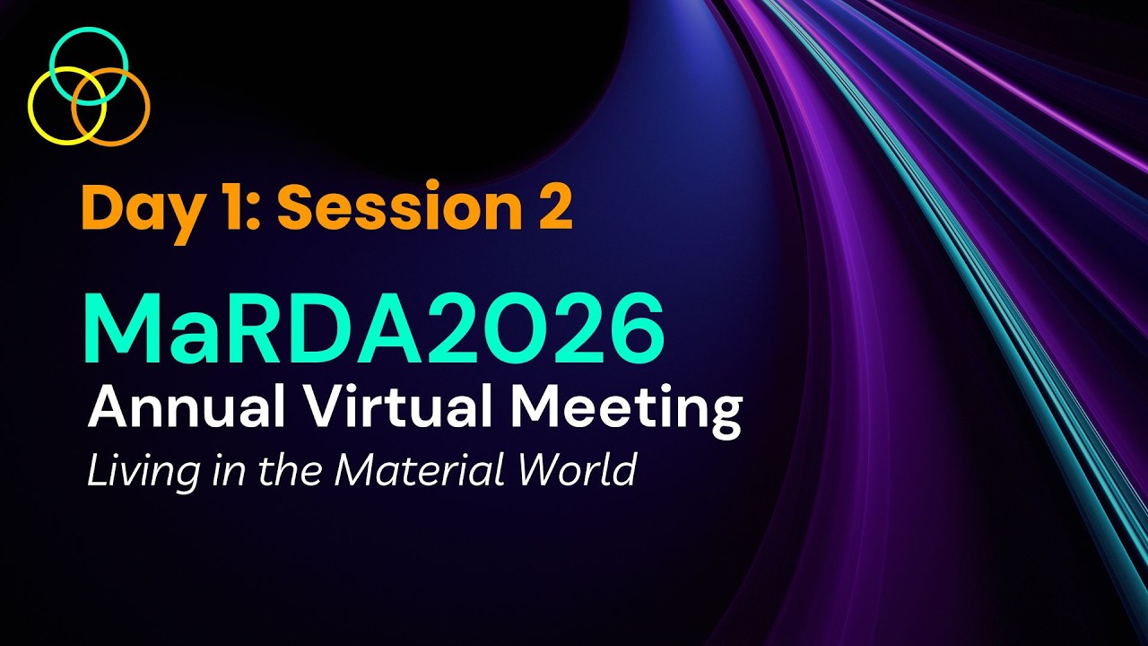 MaRDA2026 Annual Meeting: Day 1, Session 2