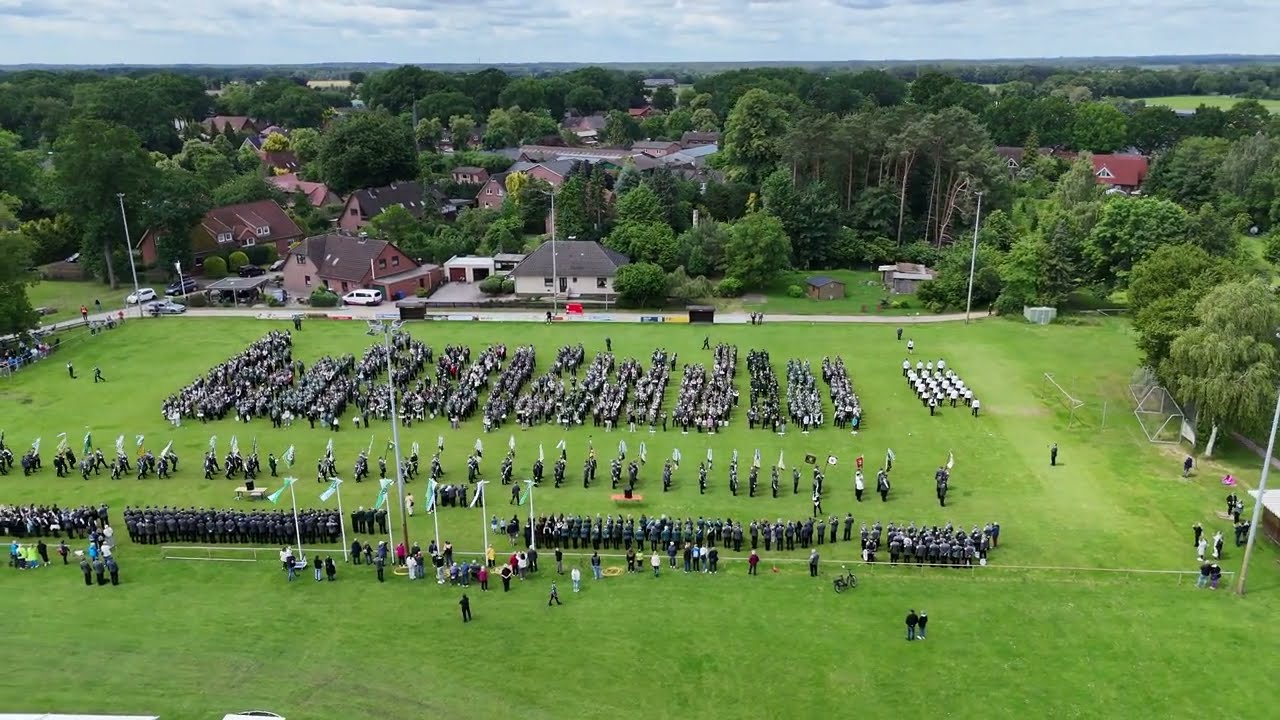 Schützenfest Heidenau 2025 Sternmarsch zum 100 jährigem Jubiläum