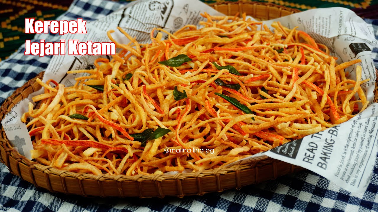KEREPEK JEJARI KETAM RANGUP DAN SEDAP by Malina Lina Pg | crispy crab stick snacks recipe