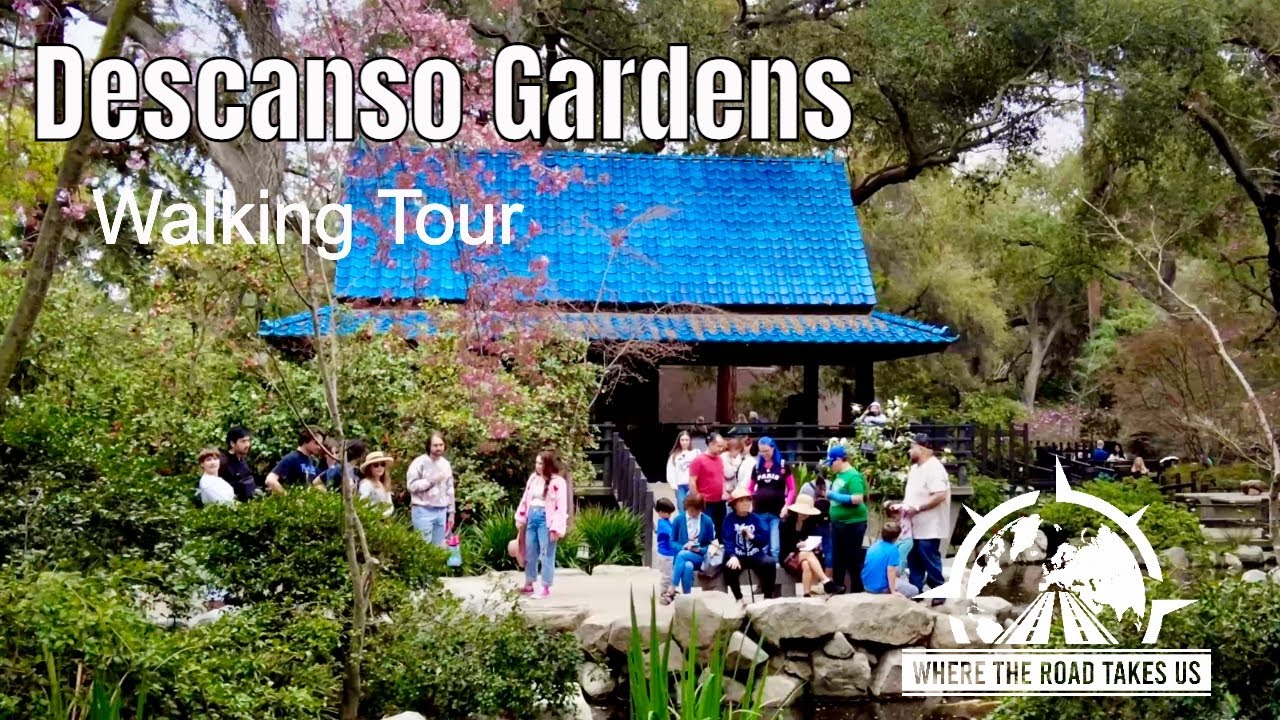[4K] Descanso Gardens, La Cañada Flintridge, California - WALKING TOUR