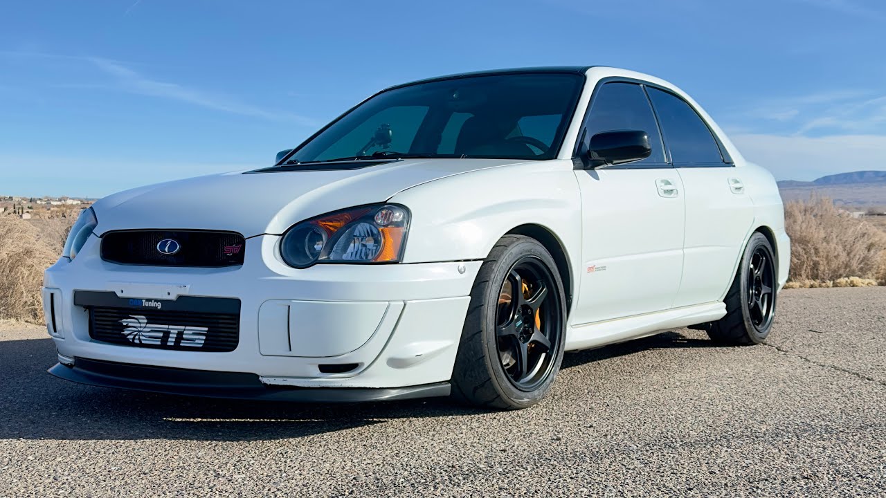 Subaru STI raw sound mountain drive