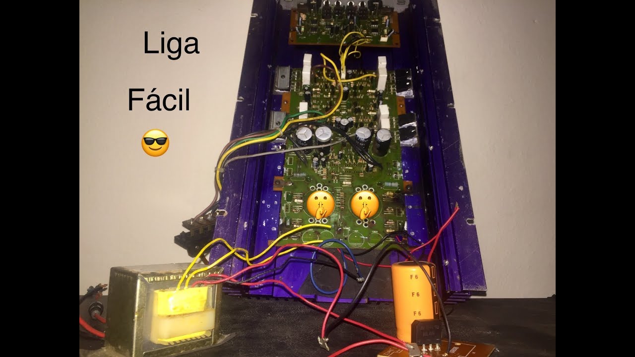 Como ligar modulo de som com a fonte queimada