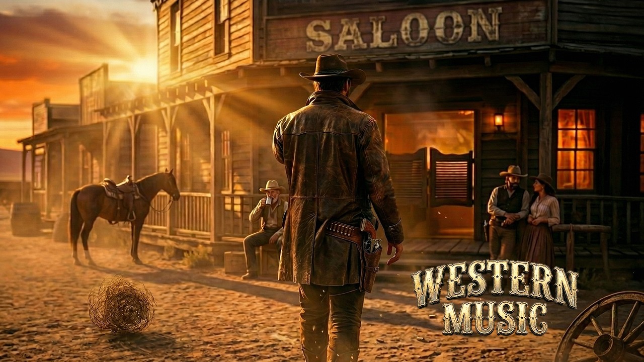 The Saloon at Sundown | Epic Cinematic Western Music (1 Hour)