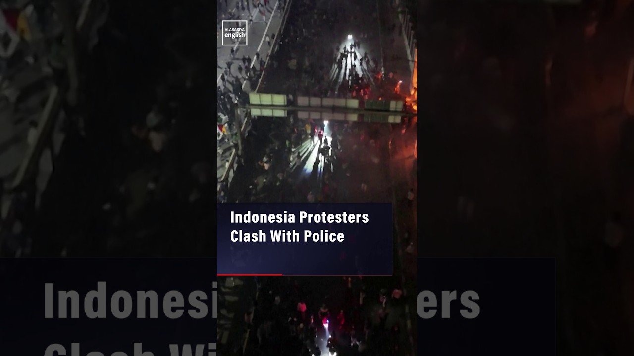 Indonesia Protesters Clash With Police