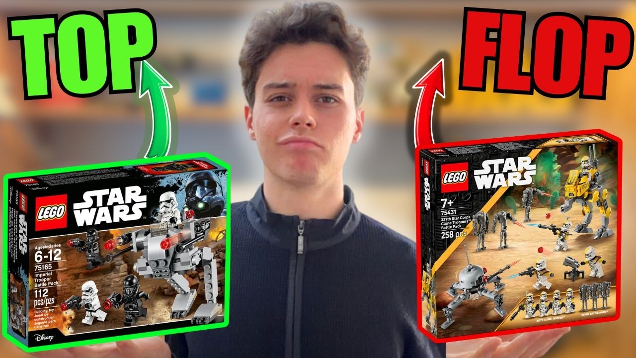Je CLASSE Tous Les BATTLEPACKS LEGO STAR WARS Du PIRE Au MEILLEUR !