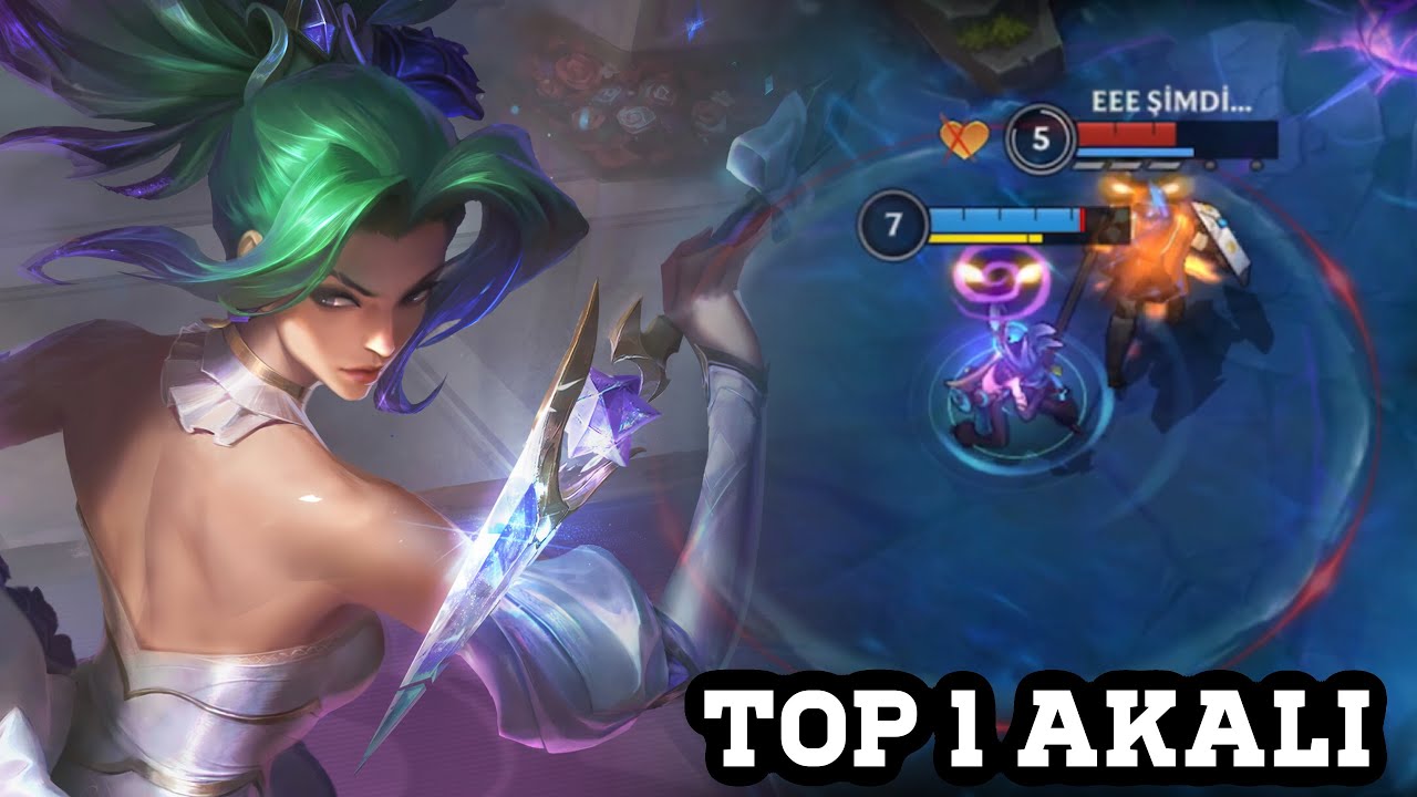 Wild Rift Akali -top 1 Akali gameplay Rank challenger