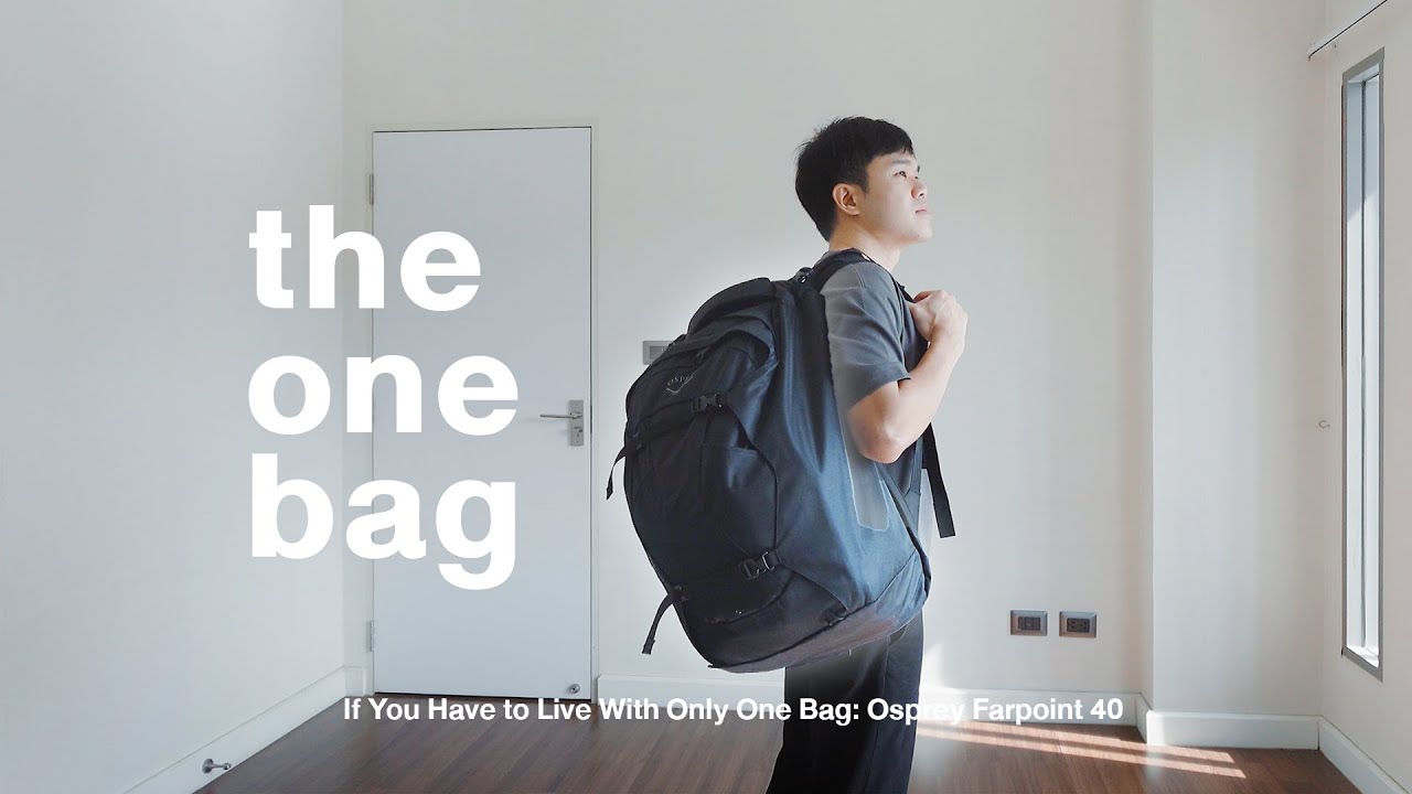 Лучший рюкзак для моего образа жизни с одной сумкой: Osprey Farpoint 40L