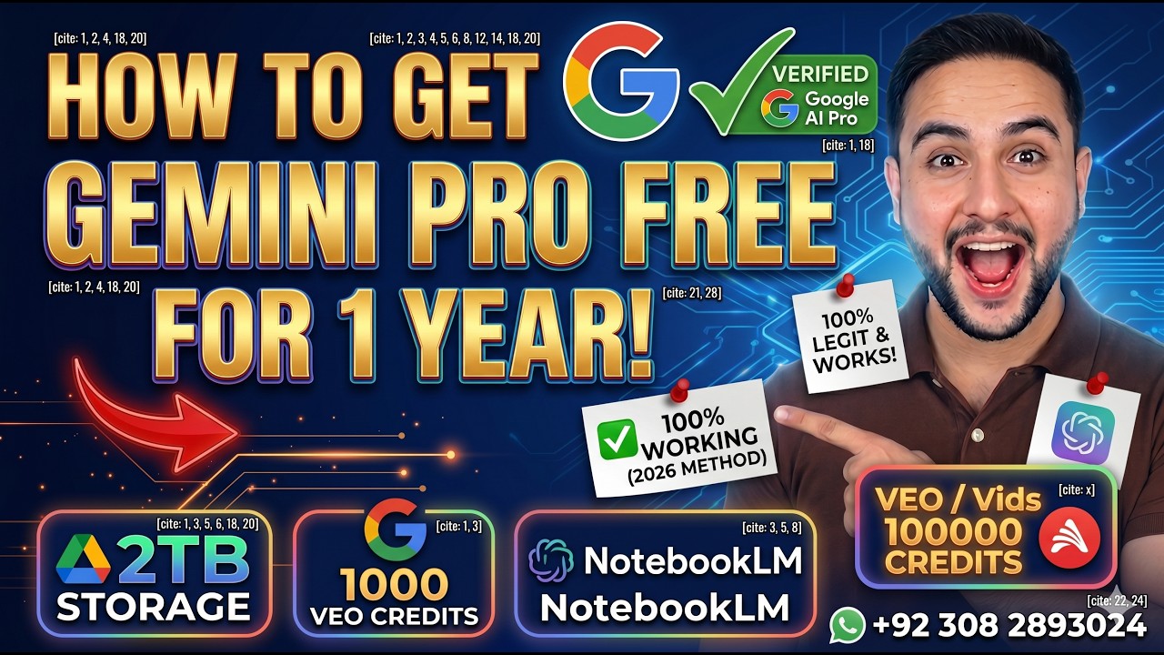 Get 12 Months Gemini Pro & 2TB Storage | Step-by-Step Guide | Google Student Offer 2026