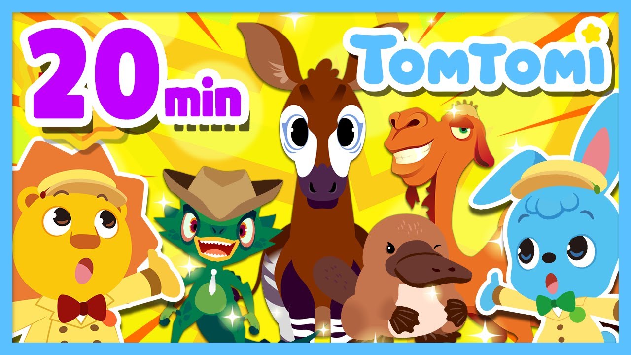 [+20] Memorizing Unusual Animal Names Compilation | Kids songs | Nursery rhymes #TOMTOMI