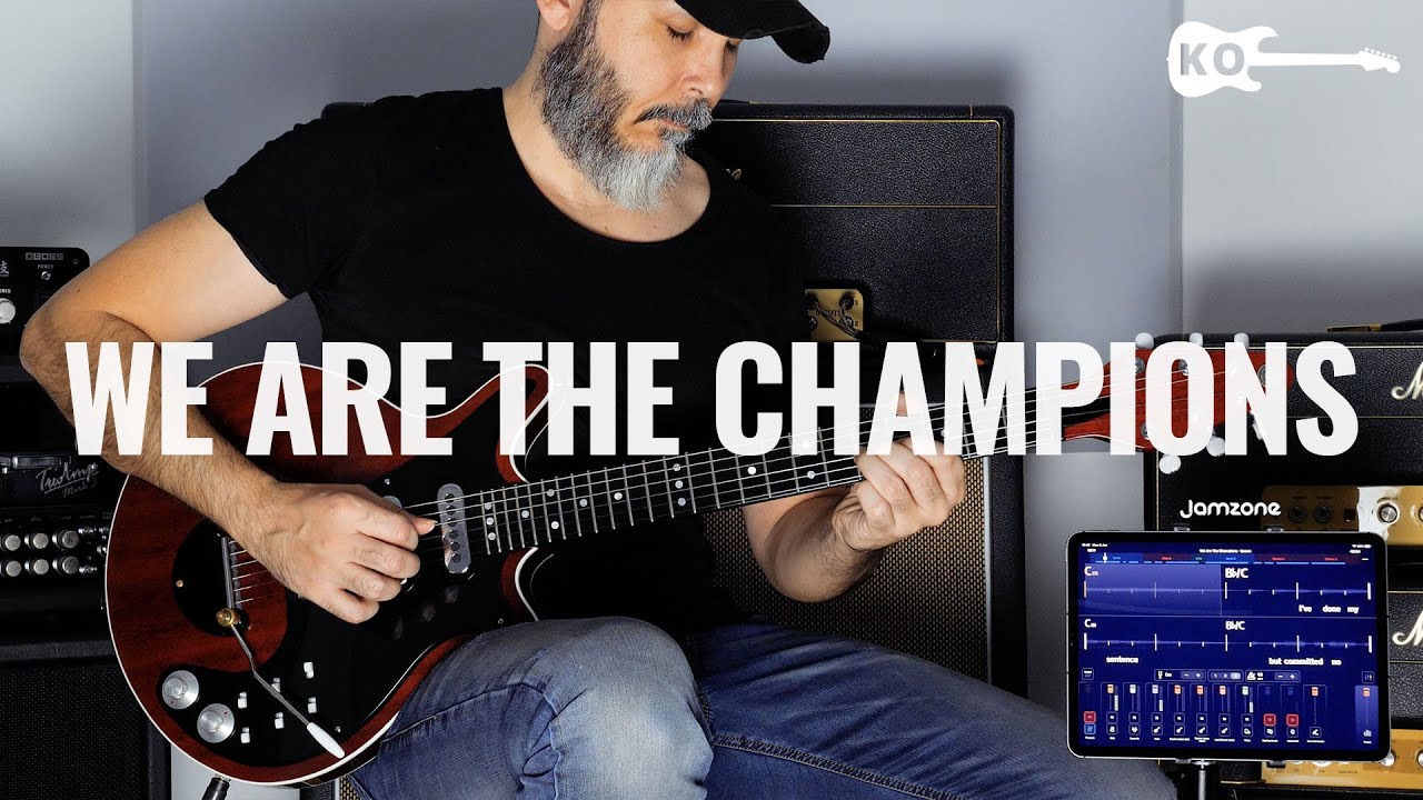 Queen - We Are the Champions - Electric Guitar Cover by Kfir Ochaion - Jamzone App