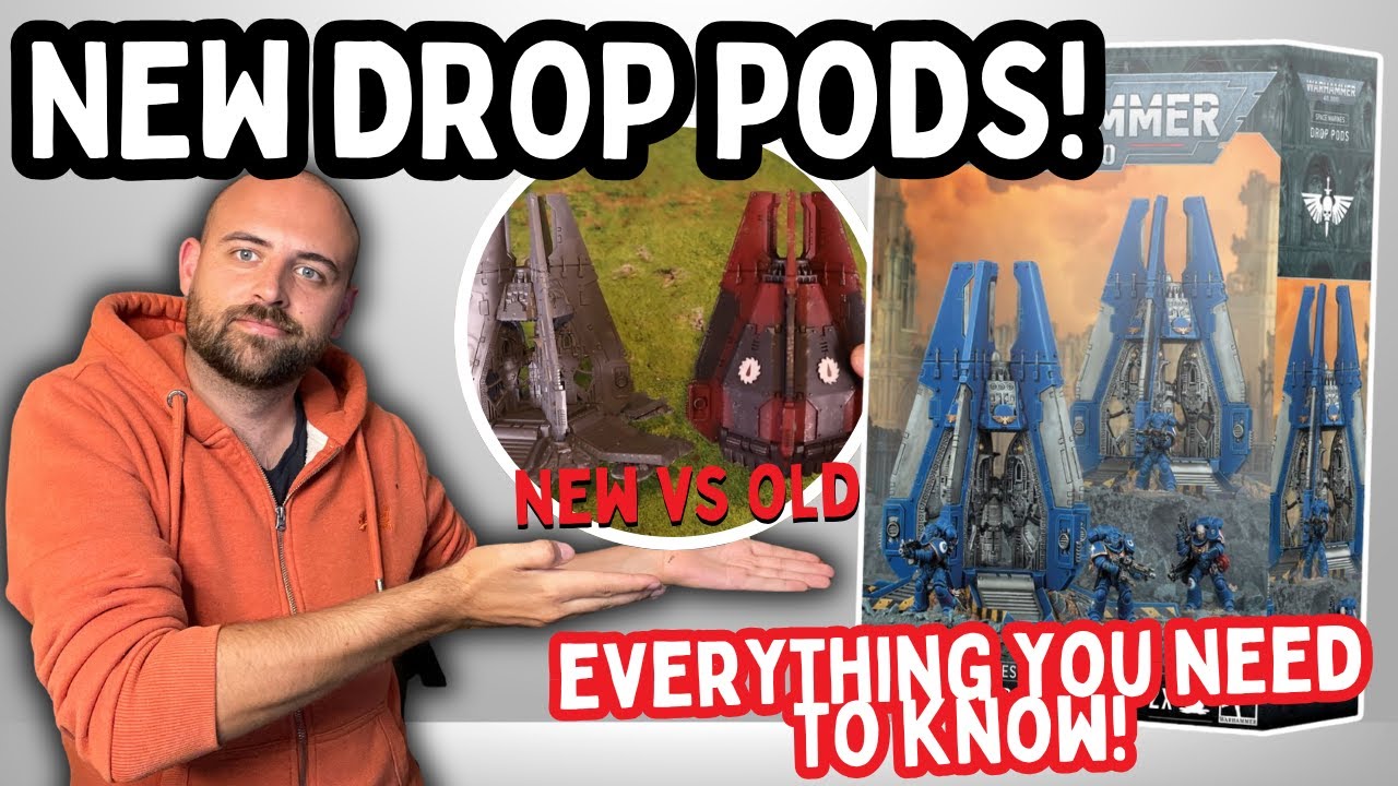 All new Drop Pods for Warhammer 40k...Are they worth it?