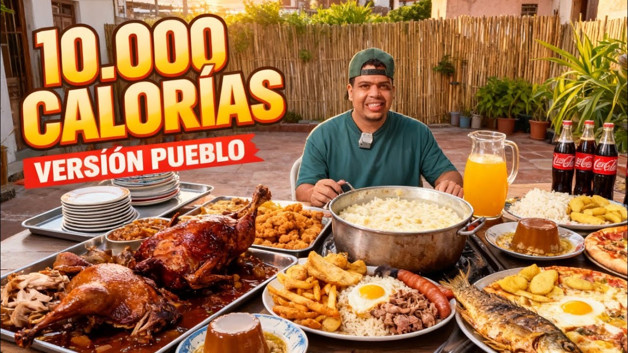 10.000 CALORÍAS EN 24 HORAS ¡VERSIÓN PUEBLO!  