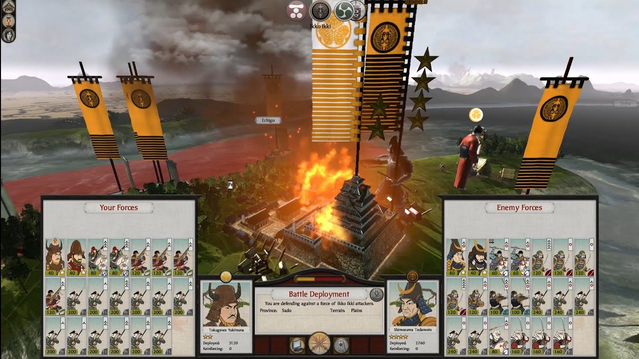 shogun 2 tokugawa vs ikko ikki