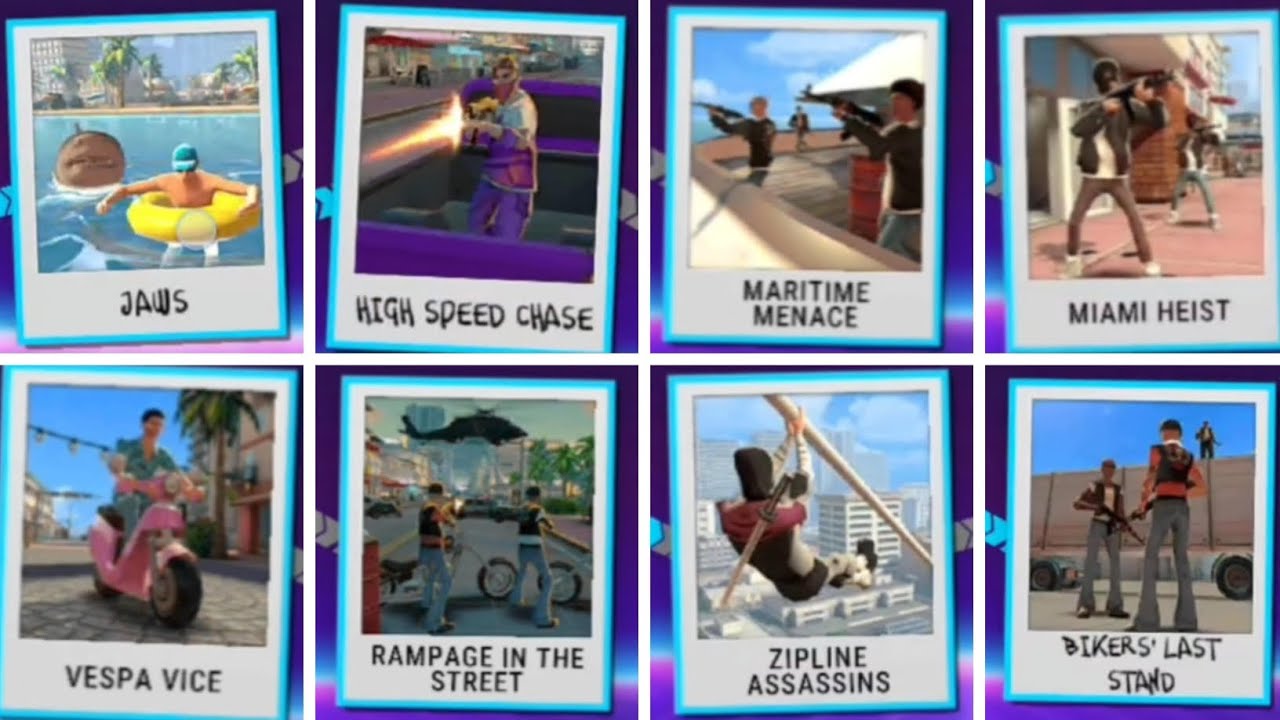 Vice City Sniper All Boss (No Damage) [ACT 1+2+3]