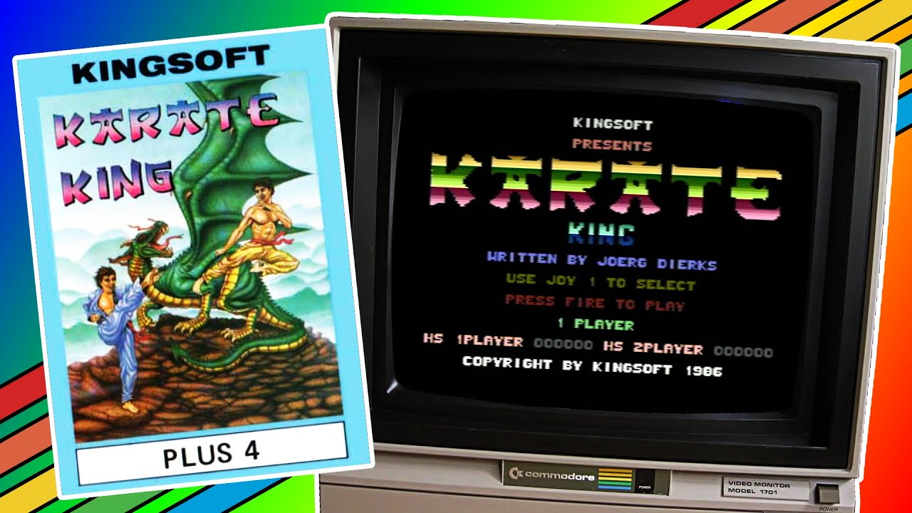 Karate King auf dem Commodore Plus4